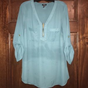 RUE 21 Sheer Business/ Business Casual Blouse